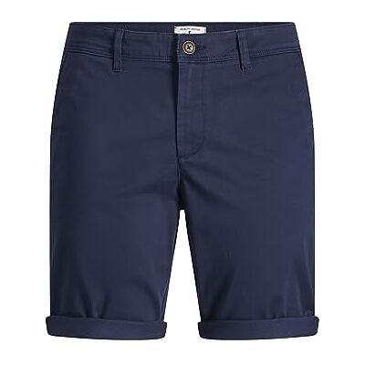 JACK & JONES Herren Chino Shorts Regular Fit 12165604,Navy Blazer,M JACK & JONES Herren Chino Shorts Regular Fit 12165604,Navy Blazer,M