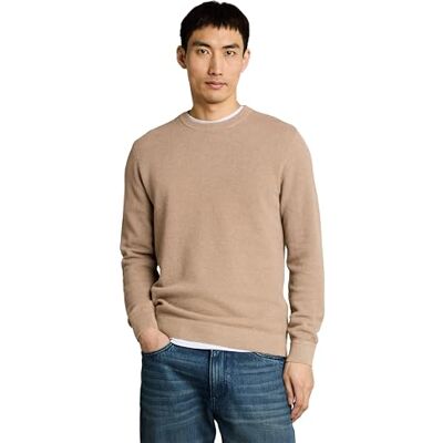 TOM TAILOR Herren 1045899 Pullover, 31089 Hazel Brown Melange, M EU TOM TAILOR Herren 1045899 Pullover, 31089 Hazel Brown Melange, M EU