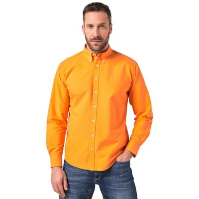 JP 1880 Herren große Größen Übergrößen Menswear L-8XL Oxford-Hemd, FLEXNAMIC®, Langarm, Buttondown-Kragen, Modern Fit sanddorn 5XL 844689656-5XL JP 1880 Herren große Größen Übergrößen Menswear L-8XL Oxford-Hemd, FLEXNAMIC®, Langarm, Buttondown-Kragen, Modern Fit sanddorn 5XL 844689656-5XL