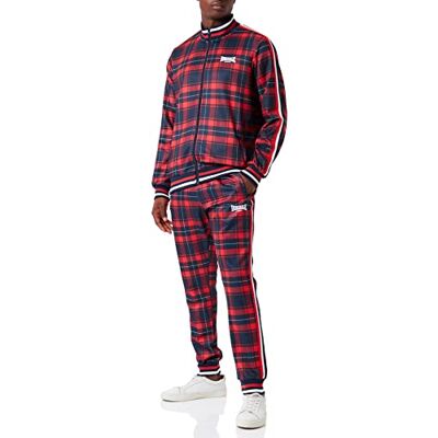 Lonsdale Herren WICKSTONE Trainingsanzug, Rot/Blau, XL Lonsdale Herren WICKSTONE Trainingsanzug, Rot/Blau, XL