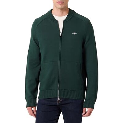 GANT Casual Cotton Zip Bomber Cardigan GANT Casual Cotton Zip Bomber Cardigan