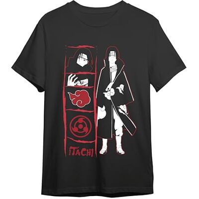 comic studio Naruto T-Shirt Offizielles Artikel Itachi Uchiha Unisex Schwarz L comic studio Naruto T-Shirt Offizielles Artikel Itachi Uchiha Unisex Schwarz L