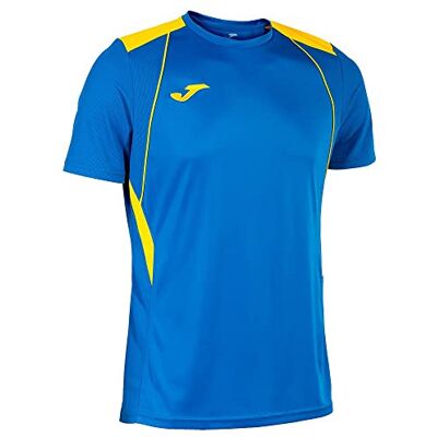Joma Herren Championship VII T-Shirt, Gelb, Königsblau, L Joma Herren Championship VII T-Shirt, Gelb, Königsblau, L