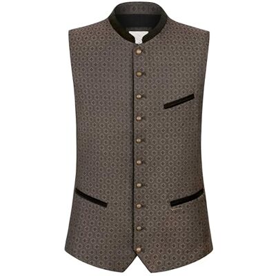 Stockerpoint Herren Trachtenweste Corelli I Größen 44-60 I Traditionelle & hochwertige Weste mit verstellbarem Riegel I Perfekt für Trachten & Festlichkeiten Stockerpoint Herren Trachtenweste Corelli I Größen 44-60 I Traditionelle & hochwertige Weste mit verstellbarem Riegel I Perfekt für Trachten & Festlichkeiten