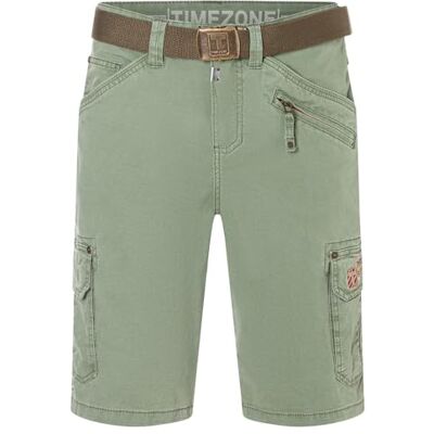 Timezone Herren Cargo Bermuda Shorts Regular RYKERTZ Short Mid Waist Regular Fit, Größe:W 38, Farbe:T2 40051.1202-25-04749 Sea Green Timezone Herren Cargo Bermuda Shorts Regular RYKERTZ Short Mid Waist Regular Fit, Größe:W 38, Farbe:T2 40051.1202-25-04749 Sea Green