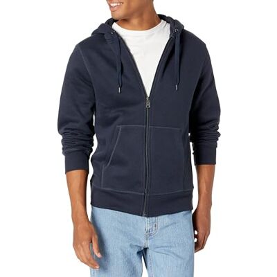 Amazon Essentials Men's Full-Zip Hooded Fleece Sweatshirt, Navy, X-Large Amazon Essentials Men's Full-Zip Hooded Fleece Sweatshirt, Navy, X-Large