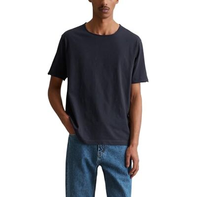 Marc O' Polo Denim Herren T-Shirt aus Bio-Baumwolle Relaxed Fit, Blau (True Navy), XL Marc O' Polo Denim Herren T-Shirt aus Bio-Baumwolle Relaxed Fit, Blau (True Navy), XL