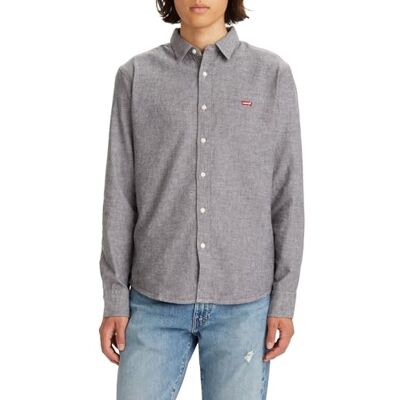 Levi's Herren Long-Sleeve Housemark LS Battery HM Shirt Slim Levi's Herren Long-Sleeve Housemark LS Battery HM Shirt Slim