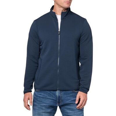 Skechers Herren The Hoodless Hoodie Ottoman Jacket Blue L, blau/rot, L Skechers Herren The Hoodless Hoodie Ottoman Jacket Blue L, blau/rot, L