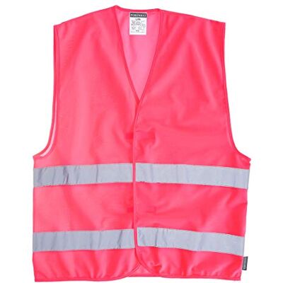 Portwest Iona Weste, Größe: L/XL, Farbe: Rosa, F474PIRL/XL Portwest Iona Weste, Größe: L/XL, Farbe: Rosa, F474PIRL/XL