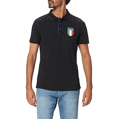 Italia Italien Poloshirt Herren, Schwarz, XL Italia Italien Poloshirt Herren, Schwarz, XL