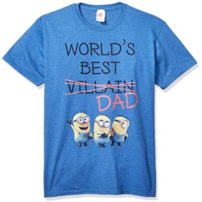 MINIONS Fifth Sun Herren Officially Licensed Tees for Hemd, Blau/Best Dad, Groß MINIONS Fifth Sun Herren Officially Licensed Tees for Hemd, Blau/Best Dad, Groß