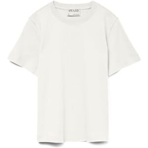 VERO MODA Damen Vmnaima Ss O-Neck T-Shirt VMA Noos, Snow White, M VERO MODA Damen Vmnaima Ss O-Neck T-Shirt VMA Noos, Snow White, M