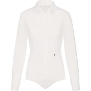 Seidensticker Damen Women Slim Longsleeve Stretch Bluse, Weiß(080620), 38 EU Seidensticker Damen Women Slim Longsleeve Stretch Bluse, Weiß(080620), 38 EU