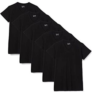 berydale Damen T-Shirt Bd158, Schwarz 5er Pack, L berydale Damen T-Shirt Bd158, Schwarz 5er Pack, L