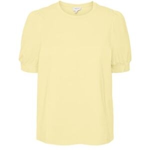 VERO MODA Damen Vmkerry 2/4 O-Neck Top VMA Noos Shirt, Lemon Meringue, M EU VERO MODA Damen Vmkerry 2/4 O-Neck Top VMA Noos Shirt, Lemon Meringue, M EU
