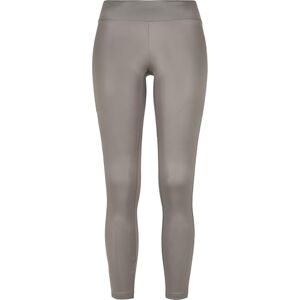 Urban Classics Damen Ladies Imitation Leather Leggings, Asphalt, L Urban Classics Damen Ladies Imitation Leather Leggings, Asphalt, L