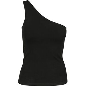 Urban Classics Damen asymmetrische voor dames Sport Tank Top, Schwarz (Black 00007), L EU Urban Classics Damen asymmetrische voor dames Sport Tank Top, Schwarz (Black 00007), L EU