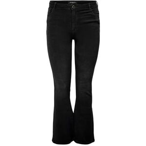 ONLY CARMAKOMA Damen Carsally Hw Flared Bj165 Noos Jeans, Schwarz, 48W / 32L EU, 15265428 ONLY CARMAKOMA Damen Carsally Hw Flared Bj165 Noos Jeans, Schwarz, 48W / 32L EU, 15265428
