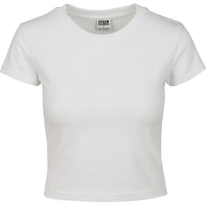 Urban Classics Damen Ladies Stretch Jersey Cropped Tee T-Shirt,, per pack Weiß (white 00220), Medium (Herstellergröße: M) Urban Classics Damen Ladies Stretch Jersey Cropped Tee T-Shirt,, per pack Weiß (white 00220), Medium (Herstellergröße: M)