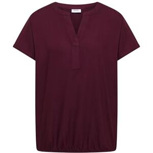 Cecil Kurzarm Bluse mit Split Neck Sweet Grape red XL Cecil Kurzarm Bluse mit Split Neck Sweet Grape red XL