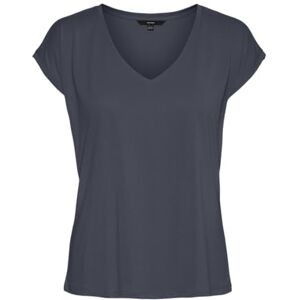VERO MODA Damen VMFILLI SS V-Neck Tee GA NOOS T-Shirt, Ombre Blue, S VERO MODA Damen VMFILLI SS V-Neck Tee GA NOOS T-Shirt, Ombre Blue, S