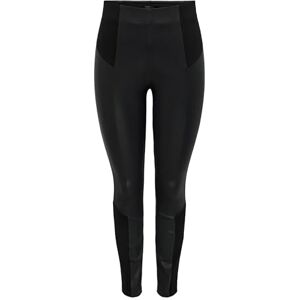 ONLY Damen Onlclaremont Coated Insert Tlr Leggings, Schwarz, M / 32L EU ONLY Damen Onlclaremont Coated Insert Tlr Leggings, Schwarz, M / 32L EU