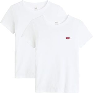 Levi's 2Pack Essential Ss Tee 2 Pack Tee White Levi's 2Pack Essential Ss Tee 2 Pack Tee White