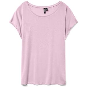 VERO MODA Damen VMAVA Plain SS TOP GA JRS NOOS T-Shirt, Pink-A-Boo, X-Small VERO MODA Damen VMAVA Plain SS TOP GA JRS NOOS T-Shirt, Pink-A-Boo, X-Small