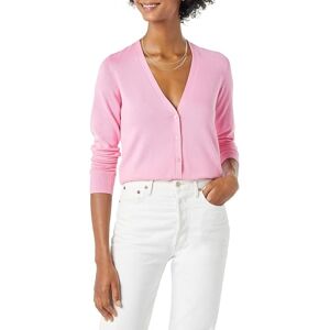 Amazon Essentials Damen Leichter Cardigan mit V-Ausschnitt (erhältlich in Übergröße), Rosa, XX-Large Amazon Essentials Damen Leichter Cardigan mit V-Ausschnitt (erhältlich in Übergröße), Rosa, XX-Large