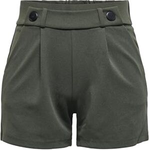 JDY Damen geggo JRS Noos Shorts, Peat/Detail:Black Button, M EU JDY Damen geggo JRS Noos Shorts, Peat/Detail:Black Button, M EU