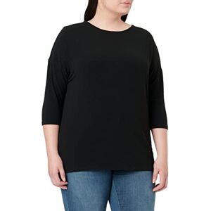 ONLY Carmakoma Damen Carlamour 3/4 Jrs Noos Top, Schwarz, EU L-50/52 Große Größen ONLY Carmakoma Damen Carlamour 3/4 Jrs Noos Top, Schwarz, EU L-50/52 Große Größen