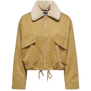 ONLY Damen Onlvics Canvas Parka Jacket OTW Jacke, Braun, XS ONLY Damen Onlvics Canvas Parka Jacket OTW Jacke, Braun, XS