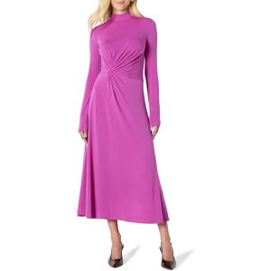 Amazon Essentials Damen Kurzes Tailliertes Maxikleid Lange Ärmel Ausgestelltes Rockteil, Fuchsie, L Amazon Essentials Damen Kurzes Tailliertes Maxikleid Lange Ärmel Ausgestelltes Rockteil, Fuchsie, L