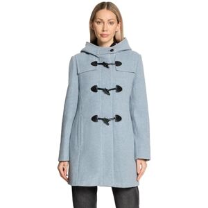 Gil Bret Damen Dufflecoat mit Kapuze 42, Bright Blue Melange Gil Bret Damen Dufflecoat mit Kapuze 42, Bright Blue Melange
