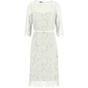 Apart Damen Spitzen Midikleid, Cocktailkleid mit Schleifengürtel, Rundhalsausschnitt, 3/4 Ärmel Formales Kleid, Florales Spitzen Etuikleid Für Hochzeitsgäste, Party & Geschäftskleidung Apart Damen Spitzen Midikleid, Cocktailkleid mit Schleifengürtel, Rundhalsausschnitt, 3/4 Ärmel Formales Kleid, Florales Spitzen Etuikleid Für Hochzeitsgäste, Party & Geschäftskleidung