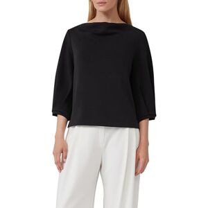 s.Oliver Weiches Sweatshirt aus Scuba mit Wasserfall-Ausschnitt s.Oliver Weiches Sweatshirt aus Scuba mit Wasserfall-Ausschnitt