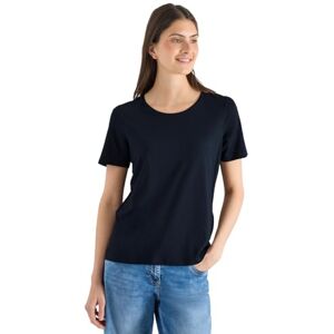 Cecil Damen Basic T-Shirt mit Rundhals in Unifarbe Cecil Damen Basic T-Shirt mit Rundhals in Unifarbe