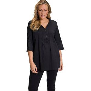 Ulla Popken Damen große Größen Übergrößen Plus Size Tunika, Bubble Qualität, 3/4-Ärmel schwarz 54+ 797450100-54+ Ulla Popken Damen große Größen Übergrößen Plus Size Tunika, Bubble Qualität, 3/4-Ärmel schwarz 54+ 797450100-54+