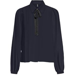 ONLY Damen Onlalma Life Vis L/S Felina Shirt Solid Bluse, Night Sky, Medium ONLY Damen Onlalma Life Vis L/S Felina Shirt Solid Bluse, Night Sky, Medium