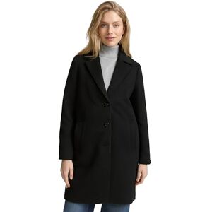 TOM TAILOR Damen Wollmantel mit Eingriffstaschen TOM TAILOR Damen Wollmantel mit Eingriffstaschen