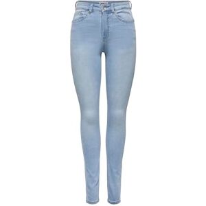 ONLY Damen Onllulu Hw Skinny Push Up Box, Light Blue Denim, M / 32L ONLY Damen Onllulu Hw Skinny Push Up Box, Light Blue Denim, M / 32L