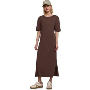 Street One Studio Damen Midi-Kleid mit Rundhals und Knopfdetail Street One Studio Damen Midi-Kleid mit Rundhals und Knopfdetail
