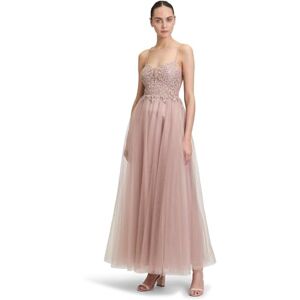 Vera Mont Damen Abendkleid mit Stickerei 40, Fawn Vera Mont Damen Abendkleid mit Stickerei 40, Fawn