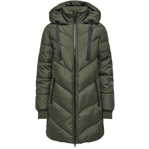 JDY Damen Steppjacke Skylar Padded gesteppter Parka mit Kapuze 15207784 Forest Night/Black XXL JDY Damen Steppjacke Skylar Padded gesteppter Parka mit Kapuze 15207784 Forest Night/Black XXL