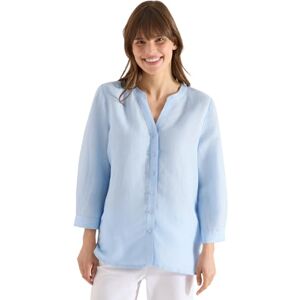 Cecil Damen Bluse mit Split Neck aus Leinenmix Cecil Damen Bluse mit Split Neck aus Leinenmix