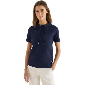 Cecil Damen Shirt mit Funnel Neck im Two-Tone-Look Cecil Damen Shirt mit Funnel Neck im Two-Tone-Look