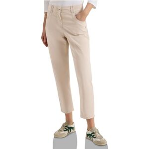 Cecil Mid Waist Slim Leg Hose im Casual Fit Grain beige 30 Cecil Mid Waist Slim Leg Hose im Casual Fit Grain beige 30