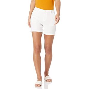 Amazon Essentials Damen Khakifarbene Slim-Fit-Shorts mit mittlerer Leibhöhe, 13cm Beininnenlänge (Erhältlich in Straight Fit und Curvy Fit), Weiß, 42 Amazon Essentials Damen Khakifarbene Slim-Fit-Shorts mit mittlerer Leibhöhe, 13cm Beininnenlänge (Erhältlich in Straight Fit und Curvy Fit), Weiß, 42