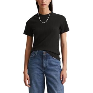 Marc O' Polo Denim Damen T-Shirt mit Stretch-Anteil Slim Fit, Schwarz (Black), M Marc O' Polo Denim Damen T-Shirt mit Stretch-Anteil Slim Fit, Schwarz (Black), M